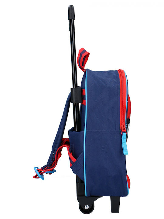 Spiderman School Bag Trolley Elementary, Elementary Blue
