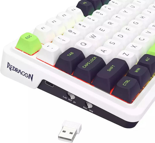 Redragon K686WBG-RGB-MAX Wireless Gaming Mechanical Keyboard with RGB lighting (English US) Green