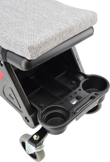 AW Tools Σκαμπό Εργασίας με Μέγιστο Φορτίο 136kg και Αποθηκευτικό Χώρο