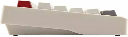 Epomaker Epomaker TH80 Pro V2 Ασύρματο Gaming Μηχανικό Πληκτρολόγιο 75% με Epomaker Budgerigar διακόπτες και RGB φωτισμό (Αγγλικό US) Λευκό