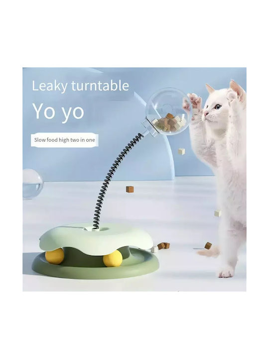 Interactive Cat Toy 2 In 1 Tunnel Ball Spring Game Release Function