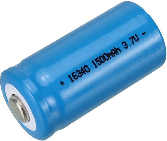 Rechargable Battery 16340 Li-ion 1500mAh 3.7V 1pcs