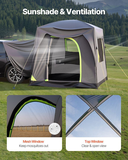 Vevor Vevor Car Camping Tent Grey 3 Seasons 248x230cm