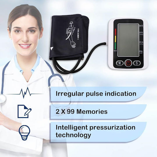 Monitor electronic digital de tensiune arterială pentru braț și încheietură, dispozitiv profesional de monitorizare a tensiunii arteriale
