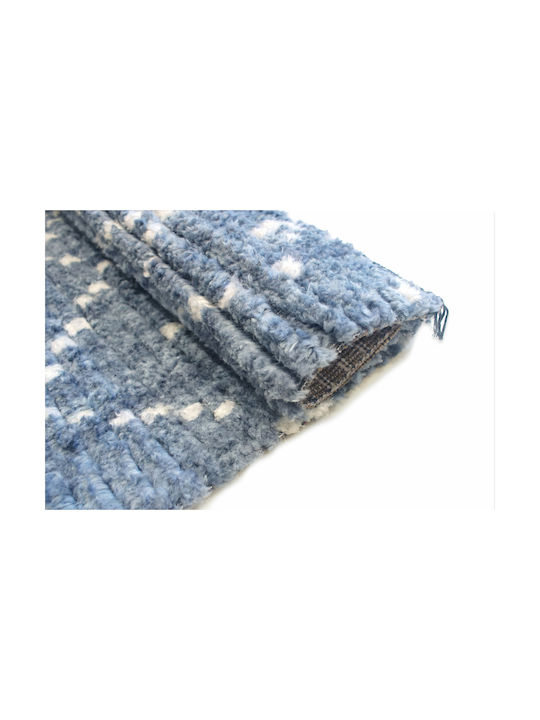 Royal Carpet Modern Bedroom Rugs Set Blue Cream E103534 3pcs