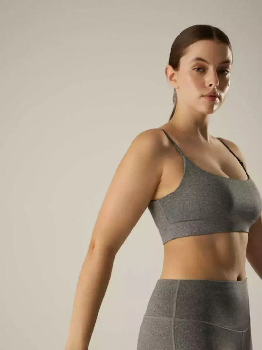 Women's Sports Bra without Padding Gray