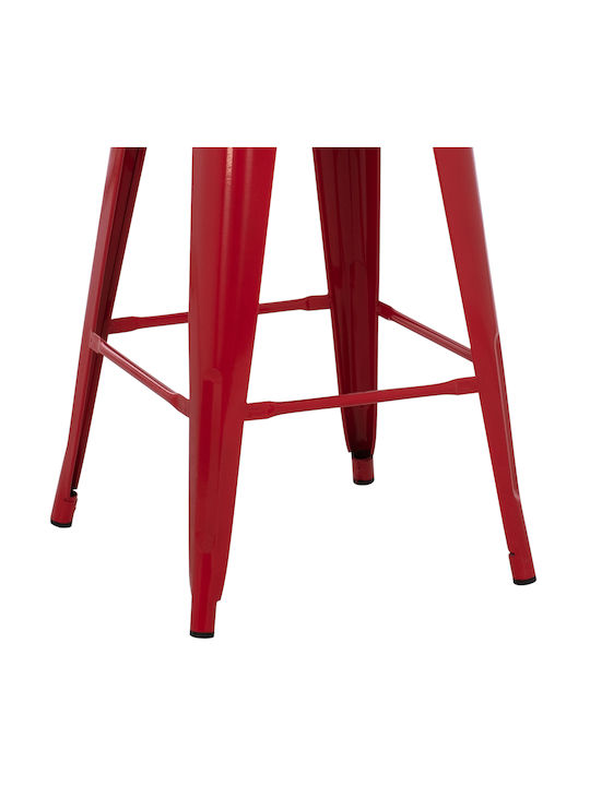Stool for Bar Outdoor MELITA-PRO Red 43x43x67cm