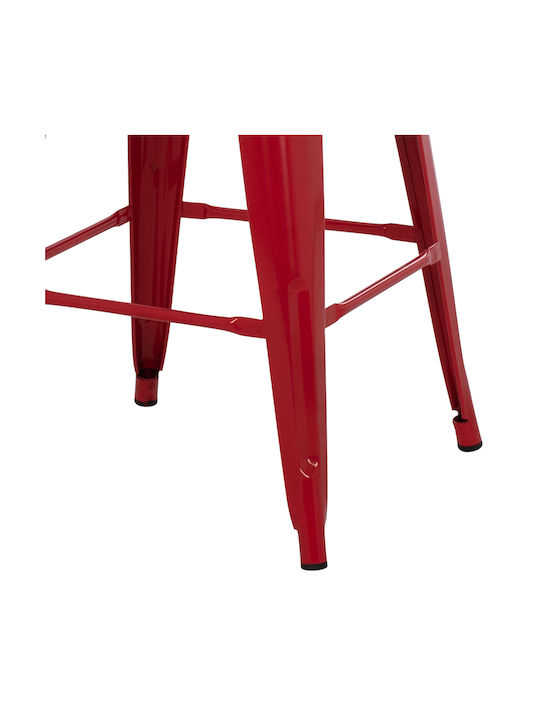 Stool for Bar Outdoor MELITA-PRO Red 43x43x67cm