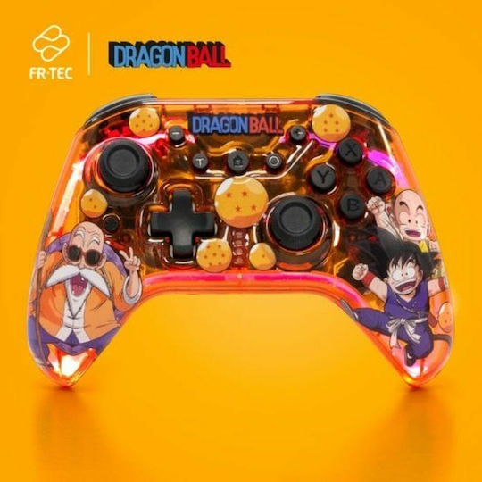 FR-TEC Dragon Ball Ασύρματο Gamepad για Android / PC / Switch / iOS Πορτοκαλί