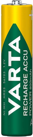 Varta Rechargeable Accu Baterii Reîncărcabile AAA Ni-MH 800mAh 1.2V 4buc