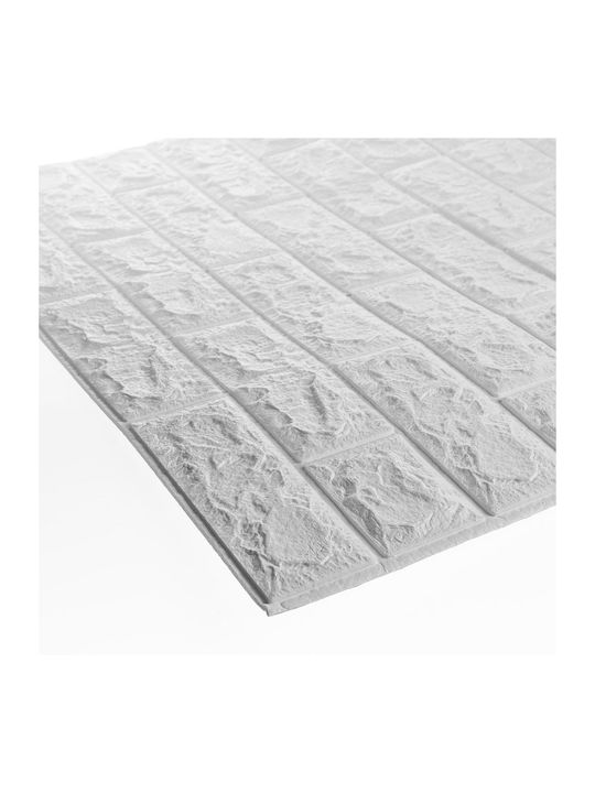 Wall Sticker Off White Stone Pattern Dimensions 70x77cm
