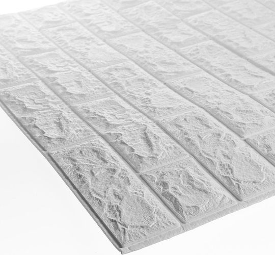 Wall Sticker Off White Stone Pattern Dimensions 70x77cm