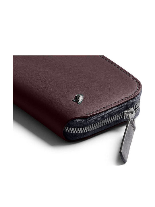 Leather Men's Wallet with RFID Purple