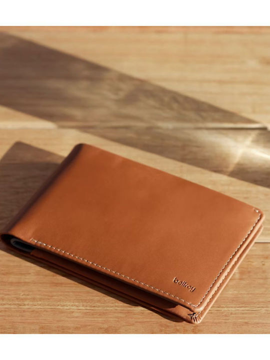 Leather Men's Wallet Travel with RFID Gold