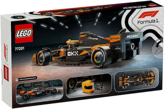 LEGO Speed Champions Mclaren F1 Team MCL38 Race Car για 10+ Ετών 269τμχ