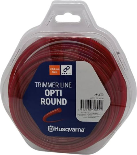 Husqvarna 597 66 88-41 Round Brush Cutter Trimmer Line Length 56m and Thickness 3mm