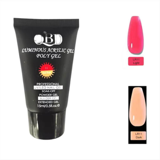QBD Luminous Nail Acrygel Rose 11 15ml