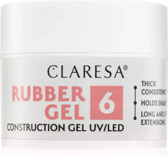 Claresa Rubber Gel Gel Νυχιών Ροζ 12gr
