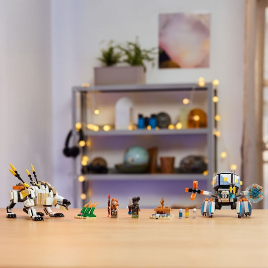 LEGO Building Blocks Aloy and Varl Vs Shell- Walker and Sawtooth for 9+ Years 768 Pieces
