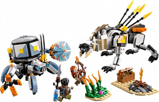 LEGO Building Blocks Aloy and Varl Vs Shell- Walker and Sawtooth for 9+ Years 768 Pieces