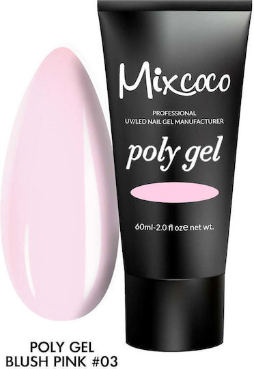 Mixcoco Gel Νυχιών Ροζ 60ml