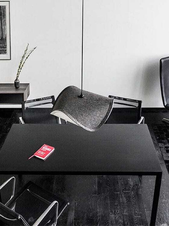 Abajur 1xE27 Negru-Alb Fetru Sine 2084 Umage 2084 Negru Alb