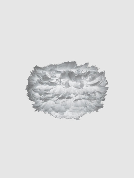 Lampshade 1xE27 Goose Feathers Ø35cm Eos Umage 2124 Grey