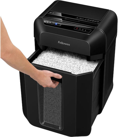 Fellowes Aktevernichter Mikroschnitt 80 Blätter mit Behälter 17Es