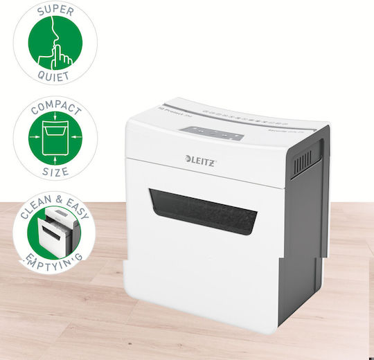 Leitz Aktenvernichter IQ Protect 3M Querschnitt 3 Blätter mit Behälterkapazität 10lt