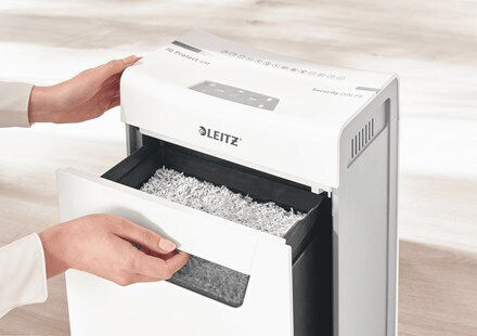 Leitz Aktevernichter Iq Protect 8 Blätter mit Behälter 14Es