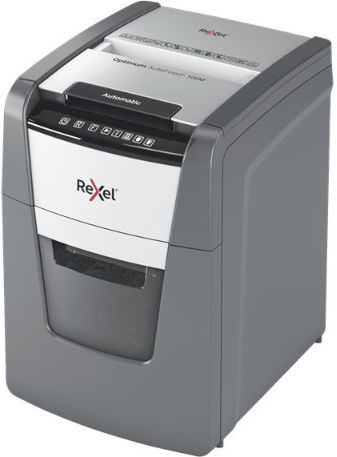 Rexel Distrugător de Documente Optimum Autofeed+ 100m Micro Cut 100 Foi cu Coș 34lt