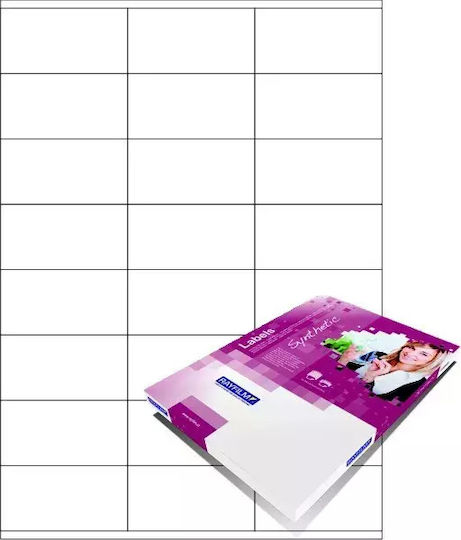 Rayfilm R0400.0527A 240 Self-Adhesive Rectangular A4 Labels 70x36mm 110R04000527G