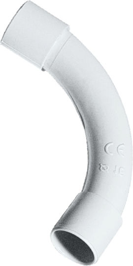 Elvhx Electrical Conduit Angle with Diameter 16mm made of Plastic 4441