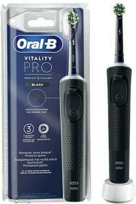Oral-B Vitality Pro Protect X Clean Електрическа Четка за Зъби с Таймер Черен