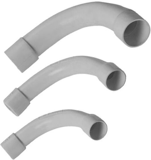 Eurolamp Electrical Conduit Angle with Diameter 20mm made of Plastic Grey 151-21411