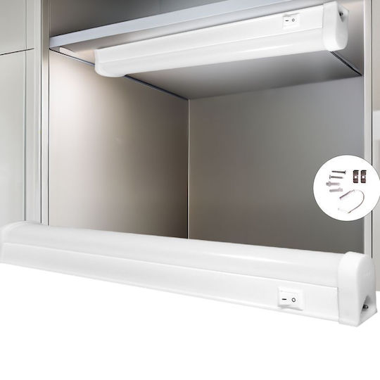 Elvhx Φωτιστικό Πάγκου Κουζίνας LED 8W Warmes Weiß mit Schalter M57xB2.25xH3.35cm.