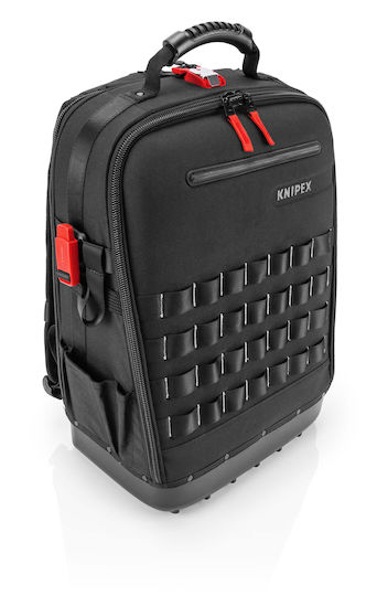 Knipex Modular X18 Waterproof Black Backpack Tool Bag 18lt