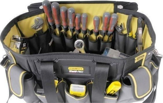 Stanley FatMax Waterproof Black Over the Shoulder Tool Bag 26 Liters