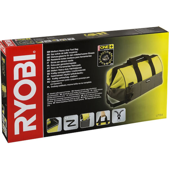 Ryobi UTB4 Medium Heavy Duty Contractor's Bag Hand Tool Multicolour 43 Liters