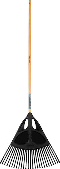 Fiskars Rake Leaf Plastic Τσουγκράνα Φύλλων με Κοντάρι