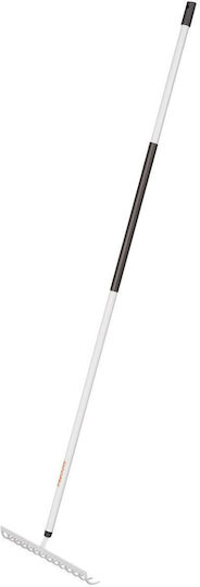 Fiskars 1019608 Gartenrechen Bogenharke mit Stiel