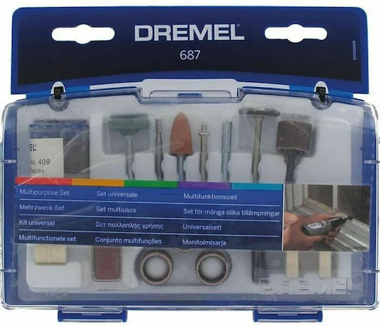 Dremel 687 Комплект аксесоари за мултиинструмент 52бр 26150687JA