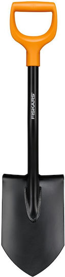 Fiskars Flat Shovel with Metal Handle