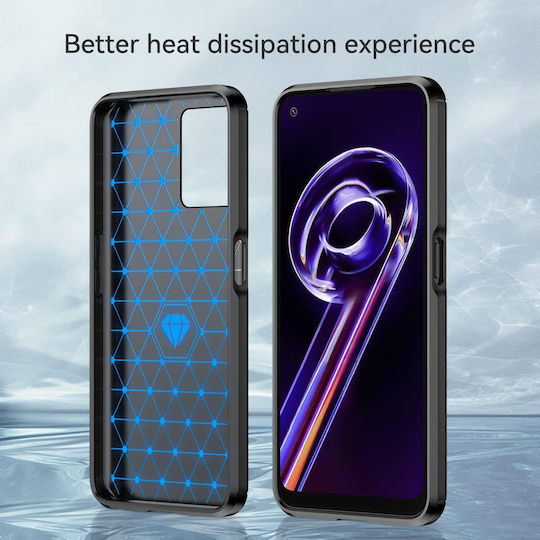 TingYR Back Cover Σιλικόνης Μαύρο (Realme 9 / 9 Pro+)
