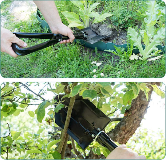 Navaris Überlebensset Schaufel 57cm mit Säge
