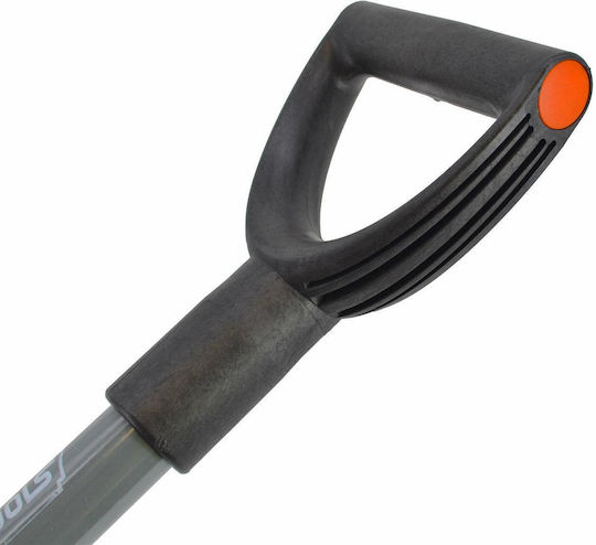 AWTools Straight Shovel with Shaft 124cm and Metal Handle