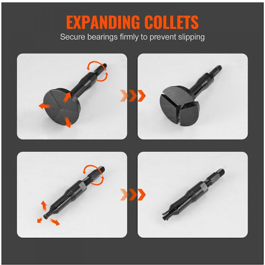 SKS Tools Εξολκέας Σετ Εξωλκείς για Ρουλεμάν 16τμχ