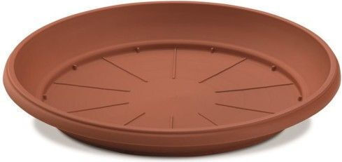 Pot Plate Plastic Terracotta 23x23cm