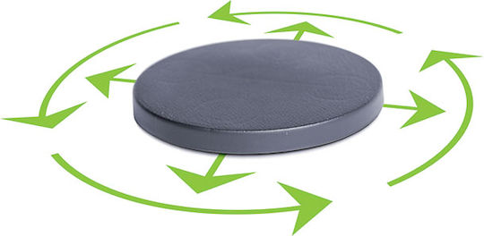 Prosperplast Πιάτο Γλάστρας Πλαστικό Anthracite Με Ρόδες 29.2x29.2εκ. IPRR300-S433