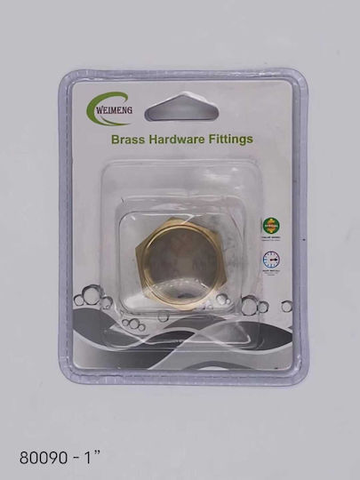 Muff Brass 1" 080090